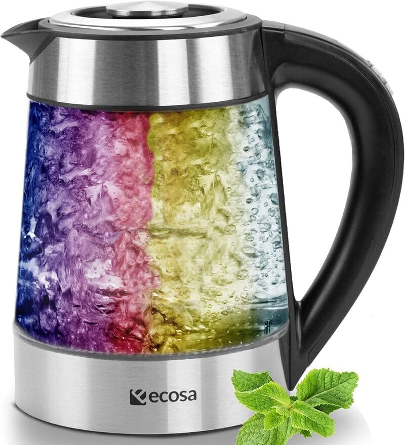 Ecosa Glas Wasserkocher 1.7 Liter