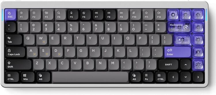Nuphy Air75 HE Gaming-Tastatur Magnetic Switch