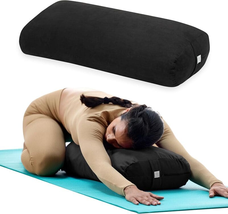 Gaiam Yoga-Bolster Rechteckig Schwarz