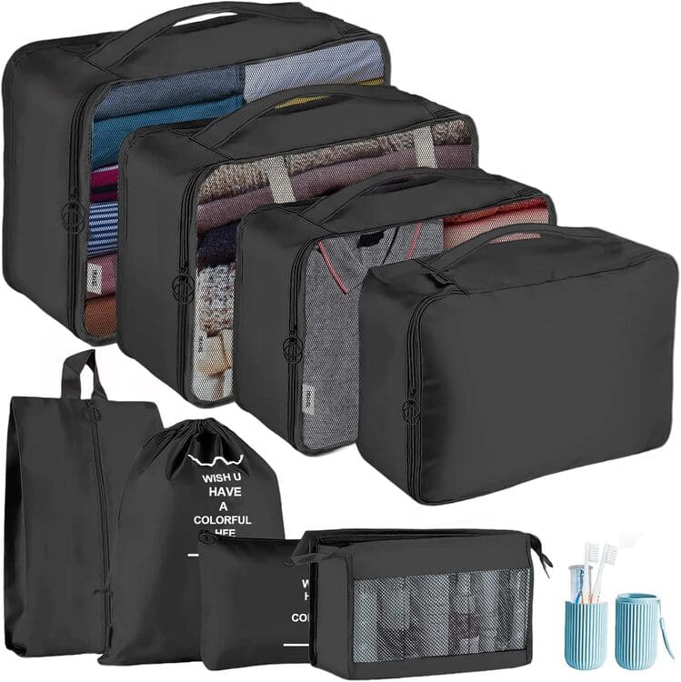 Jsdoin Kofferorganizer Packwürfel-Set