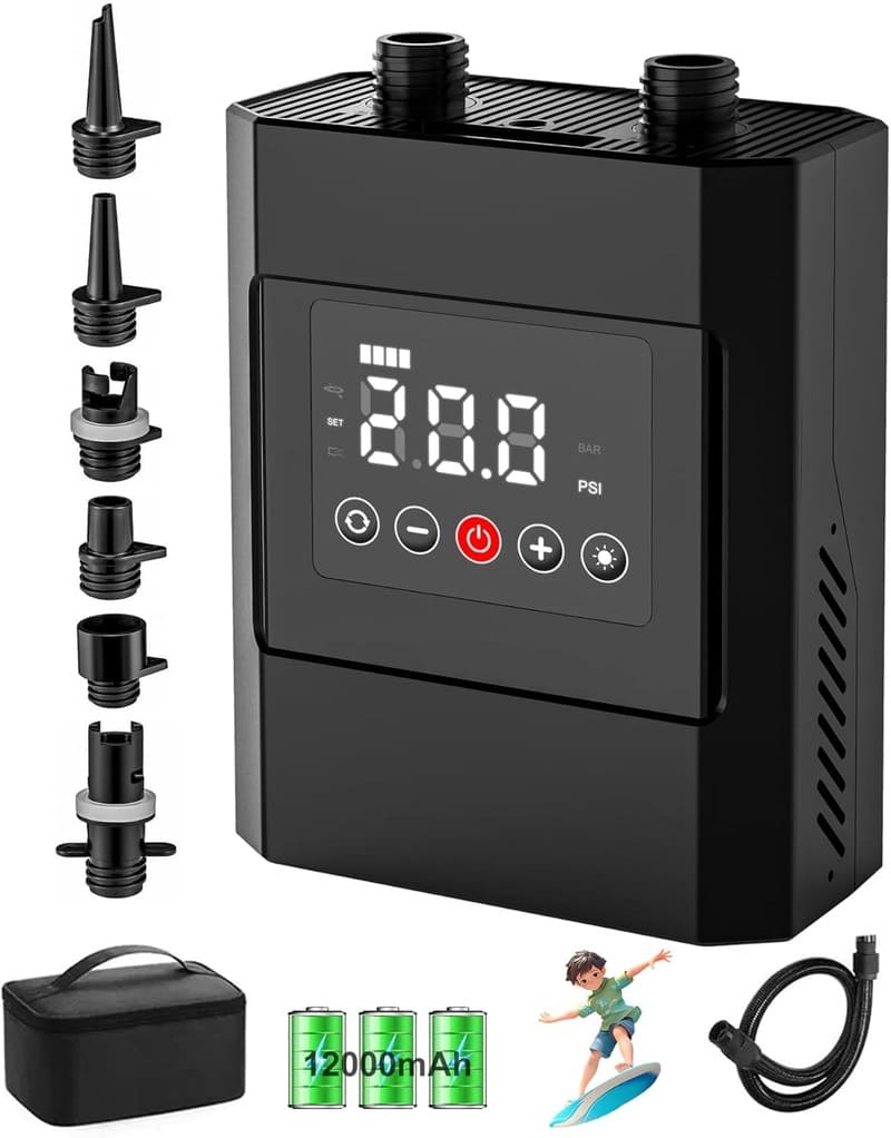 Maylatte 12000 mAh Akku‑Luftpumpe 20 PSI