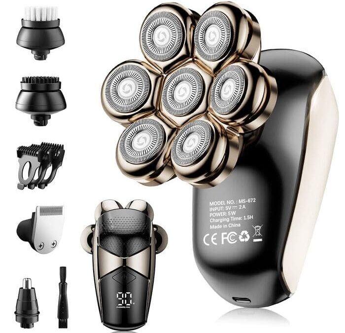 ROSSIFUR Elektrischer Kopfrasierer MS-672