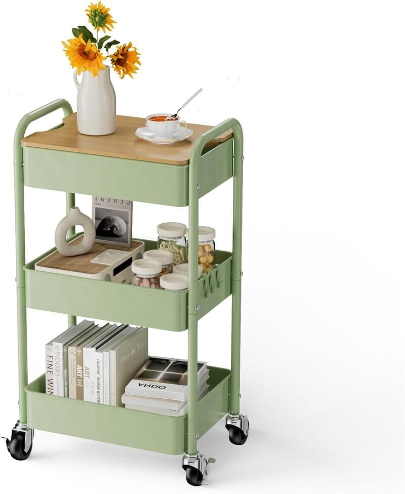 Shrivee Servierwagen mit Tischplatte