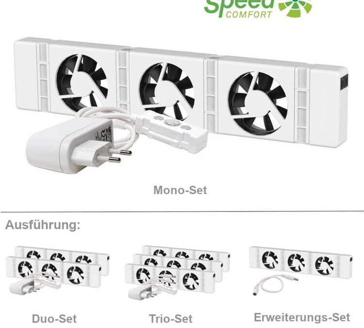 SpeedComfort Heizkörper-Verstärker Duo-Set