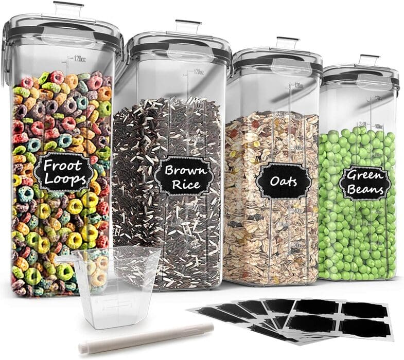 Wildone Frischhaltedosen Set luftdicht 4 l